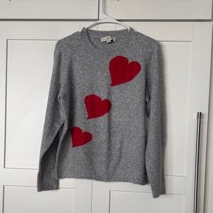 LOFT Gray Knit Sweater